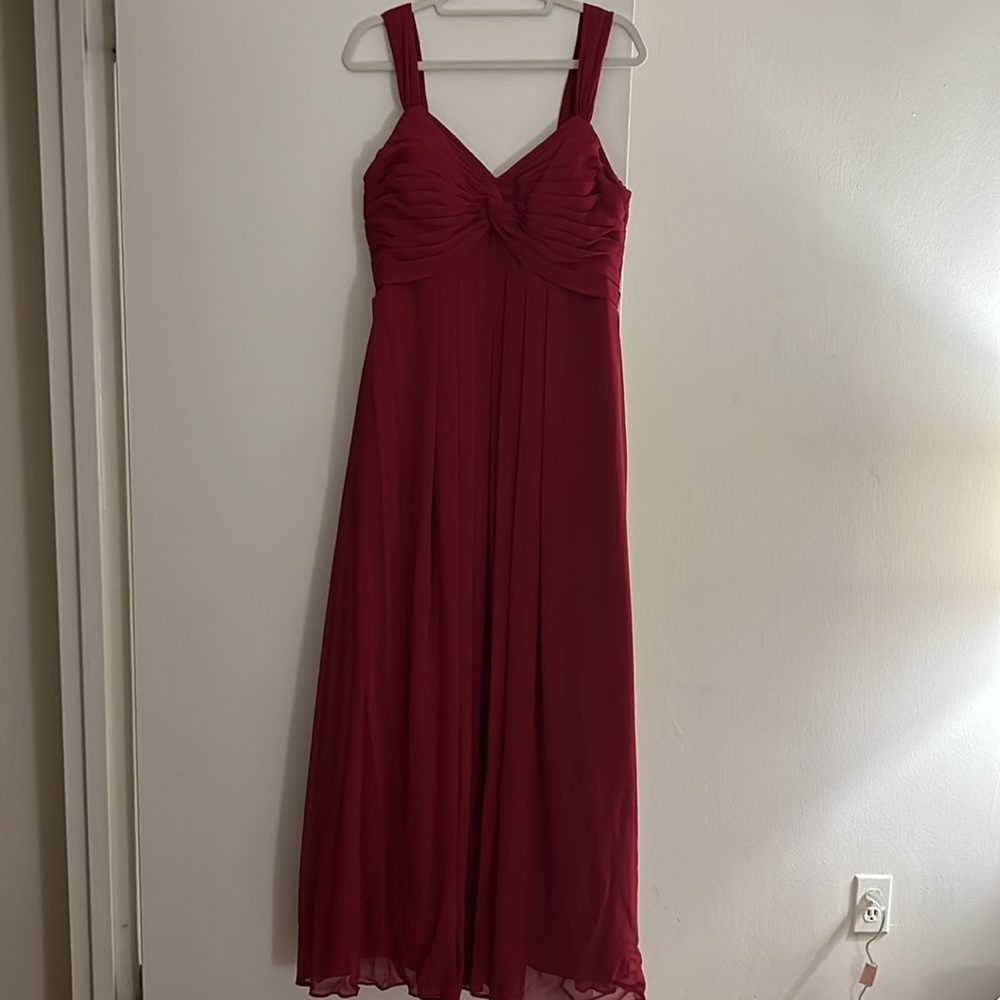 Azazie Bridesmaid Dress - Burgundy